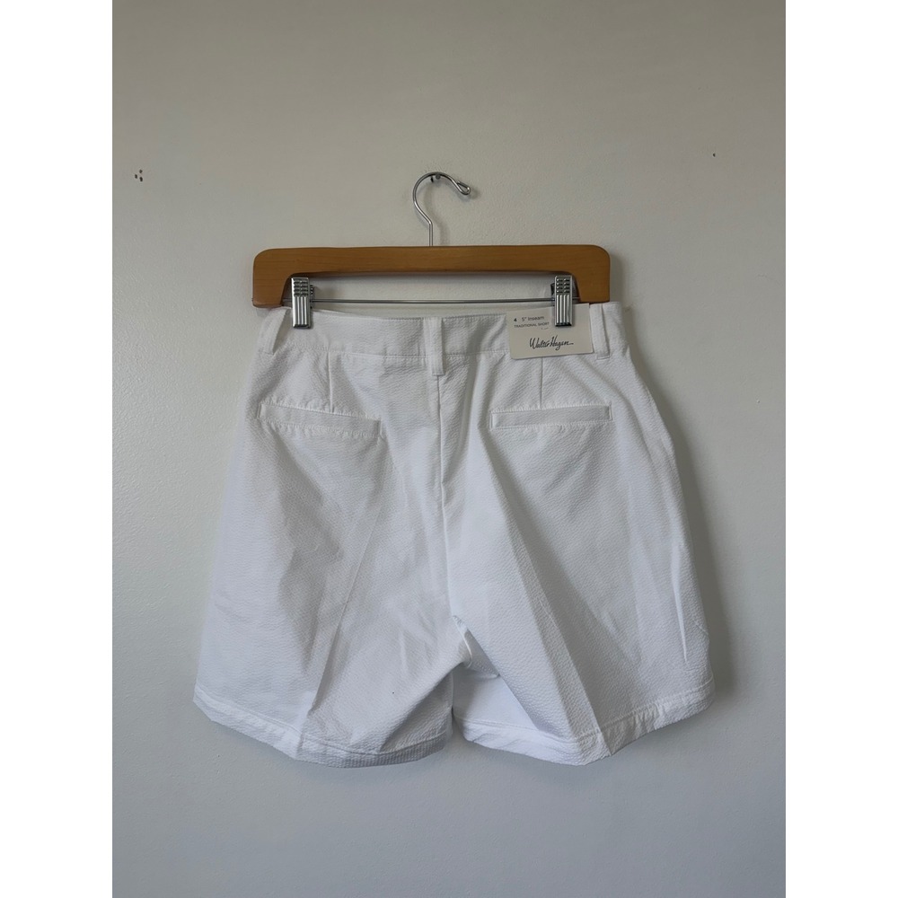 NWT Walter Hagen Seersucker Golf Shorts – White – Women's - size 4 - Picture 3 of 6